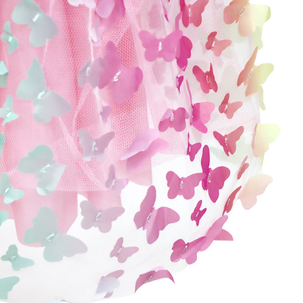 Rainbow Butterfly Princess Multi-layered Dress - Pink Poppy Australia