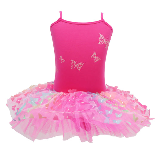 Rainbow Butterfly Tutu Hot Pink - Pink Poppy Australia