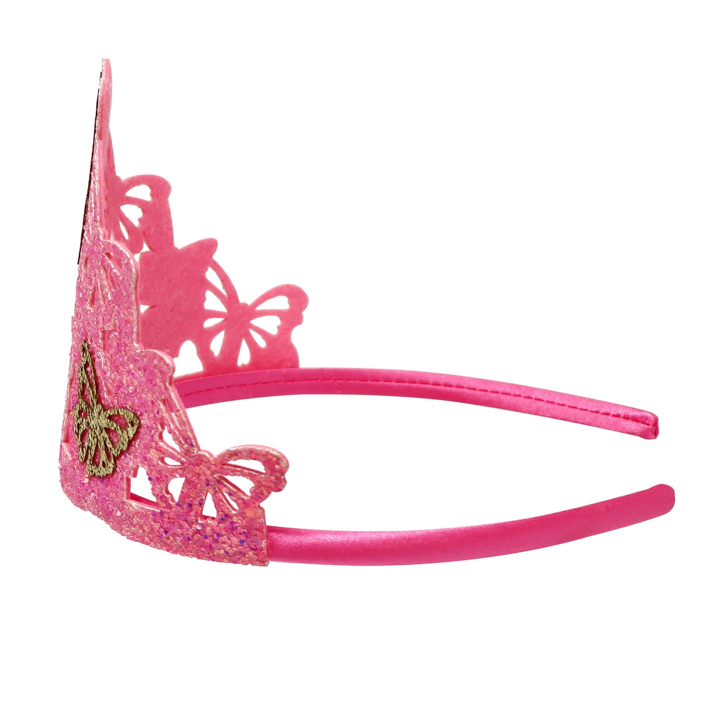 Vibrant Vacation Butterfly Soft Glitter Crown - Pink Poppy Australia