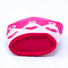 Crown Felt Bucket Bag - Pink Poppy