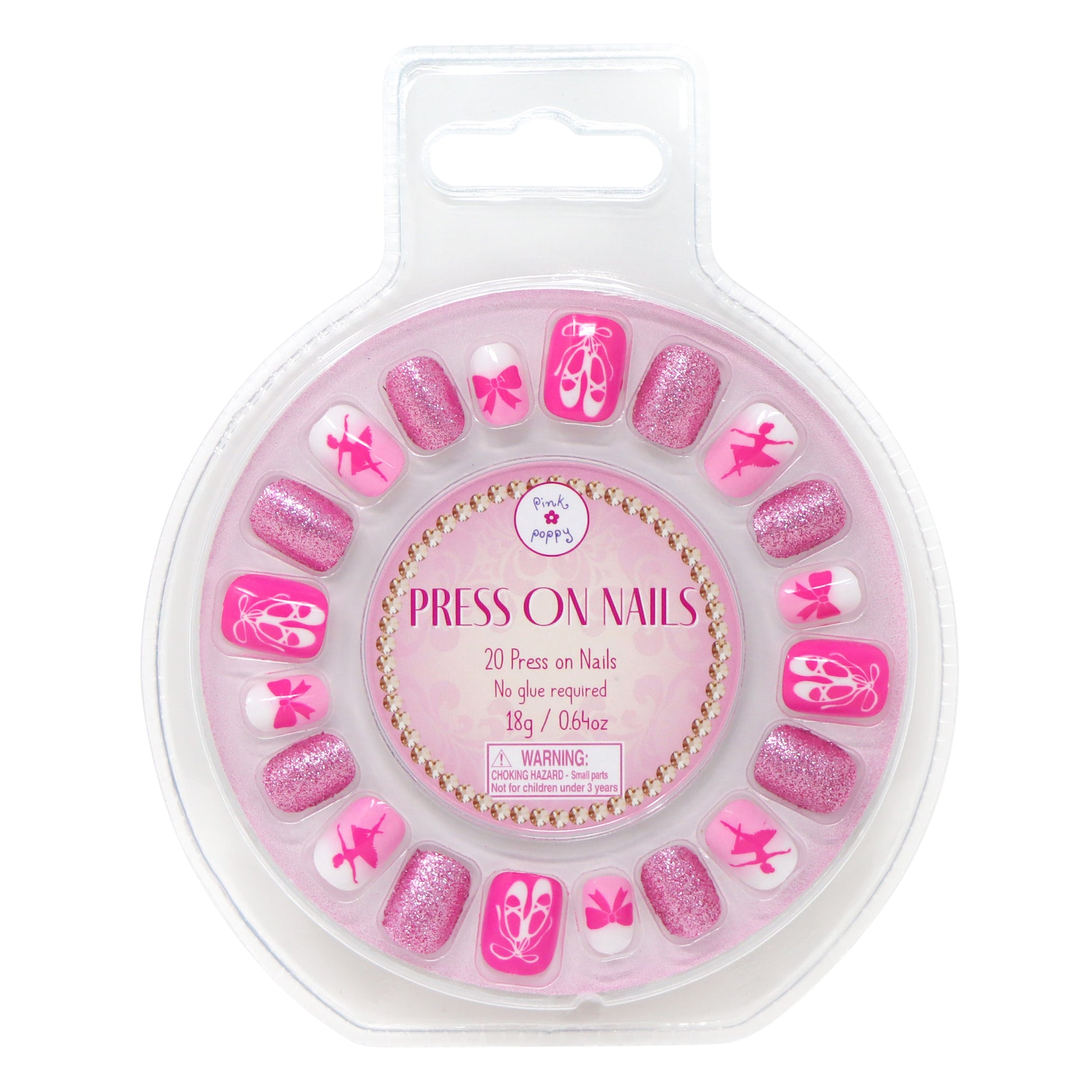 Romantic Ballet Press On Nails - Pink Poppy Australia