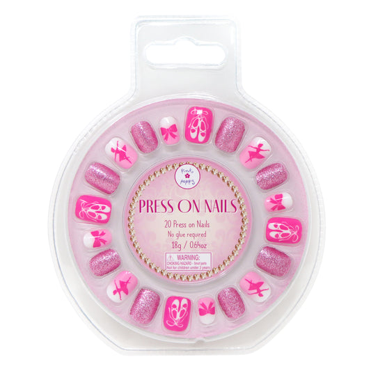Romantic Ballet Press On Nails - Pink Poppy Australia