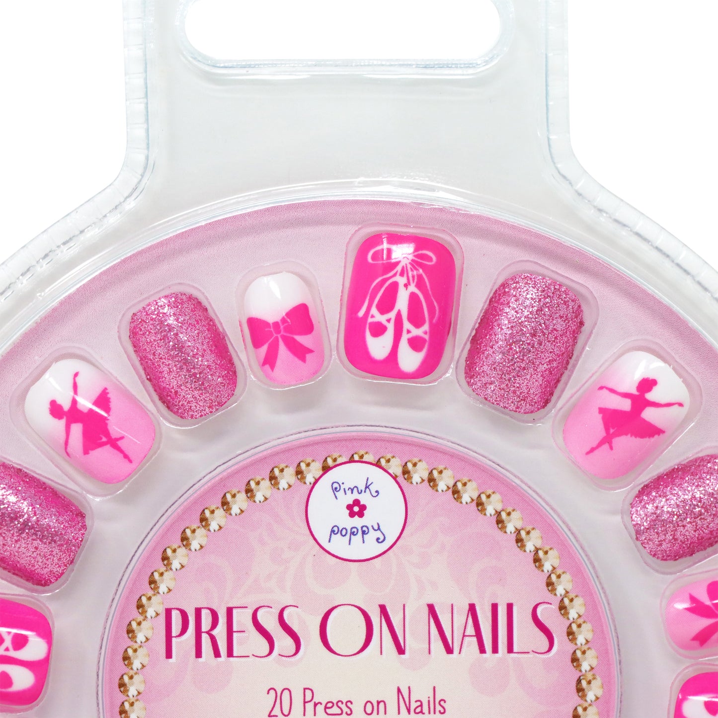 Romantic Ballet Press On Nails - Pink Poppy Australia