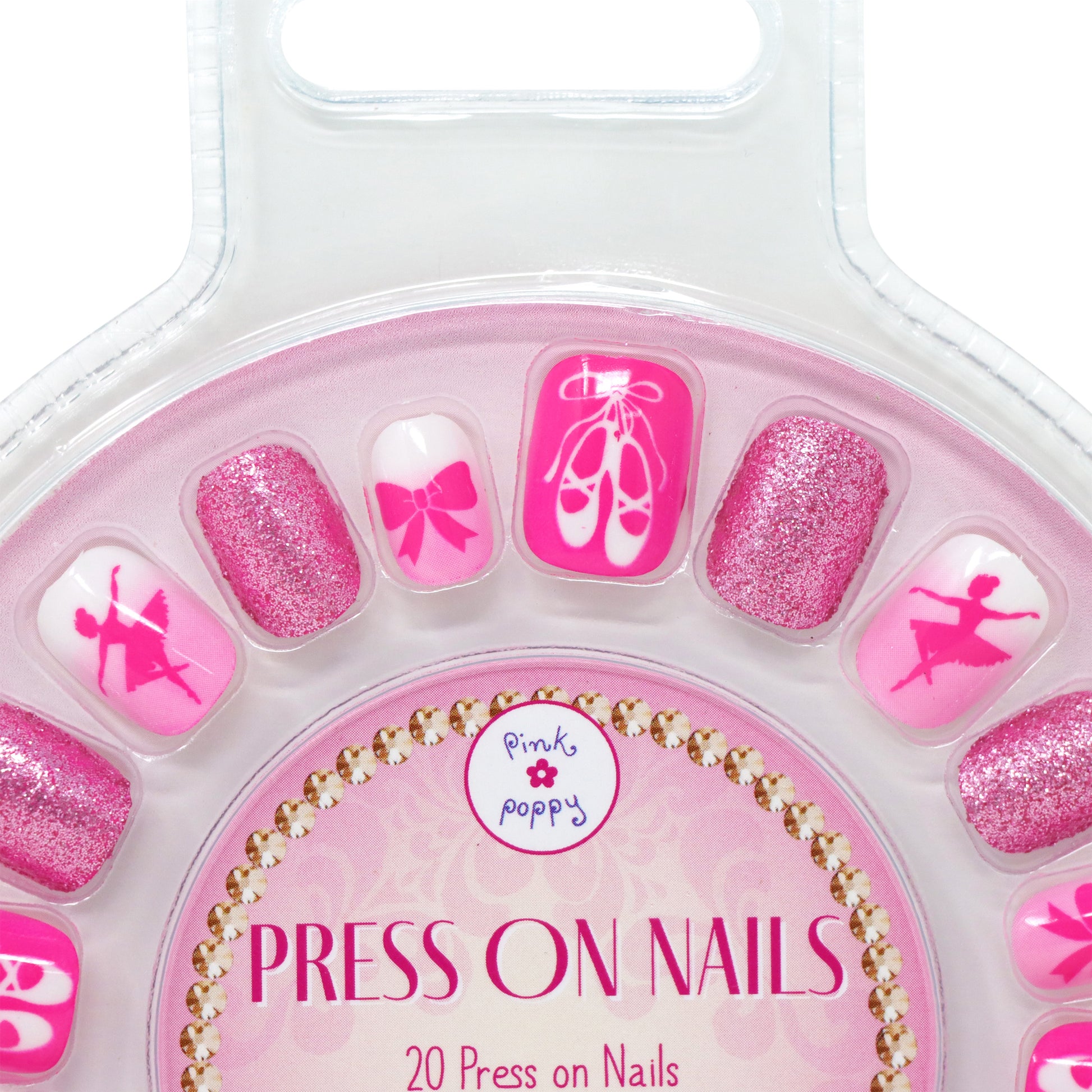 Romantic Ballet Press On Nails - Pink Poppy Australia