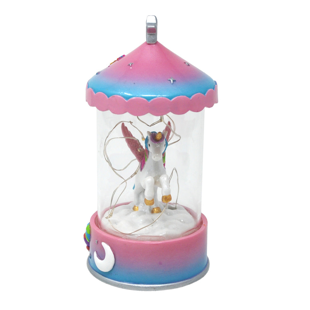 Pink Poppy's To The Moon Unicorn Light Up Musical Dome - Pink Poppy