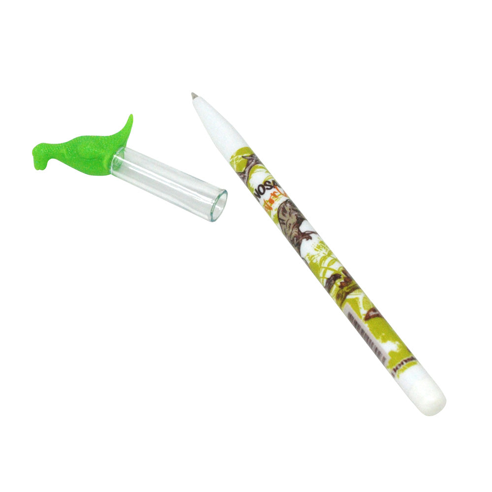 Roaring Dinosaur Blue Ball-point Pen - Pink Poppy Australia