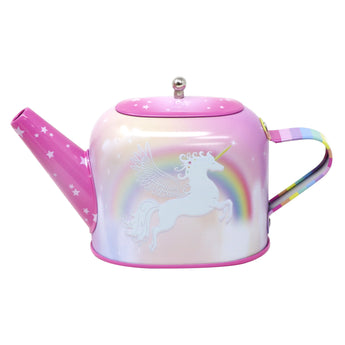 Unicorn Dreamer 9 Piece Tin Tea Set in Carry Case - Pink Poppy Australia