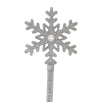 Silver Wish Snowflake Wand