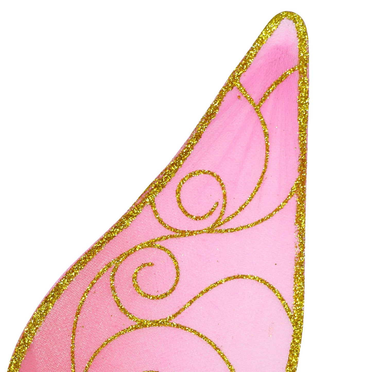 Butterfly Ballet Pink & Gold Sparkle Wire Wings - Pink Poppy Australia