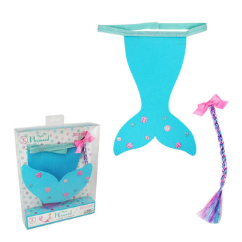Majestic Mermaid Hairclip & Tail Set - Pink Poppy