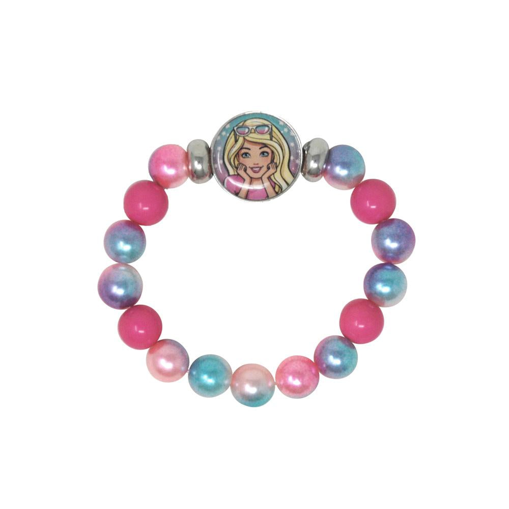 Barbie Button Bracelet | Pink Poppy