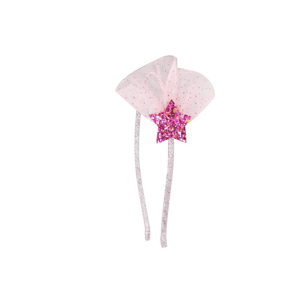 Magical Wishing Star Headband - Pink Poppy