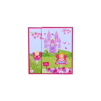 Blossom Fairy Folded Card - Pink Poppy