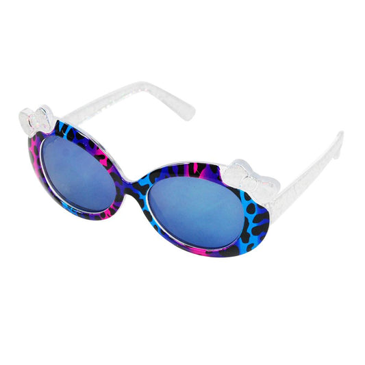 Little Miss Leopard Sunglasses - Pink Poppy