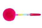 Lollipops And Rainbows Pom Pom Pen - Pink Poppy
