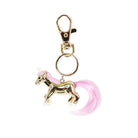 Magical Moments Unicorn Keyring - Pink Poppy