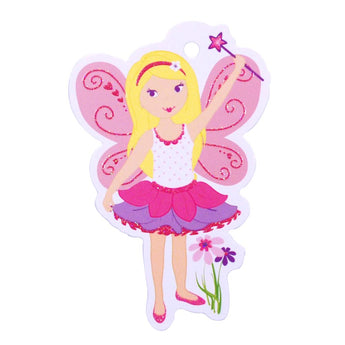 Magical Fairy Gift Tag - Pink Poppy