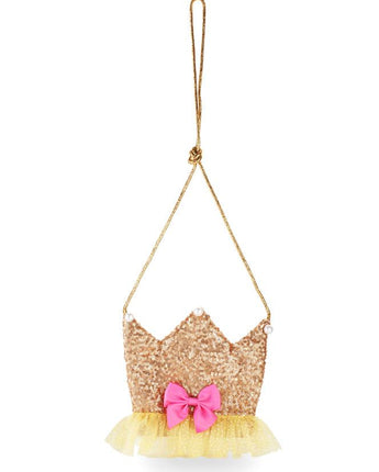 Forever Sparkle Crown Shoulder Bag Gold - Pink Poppy